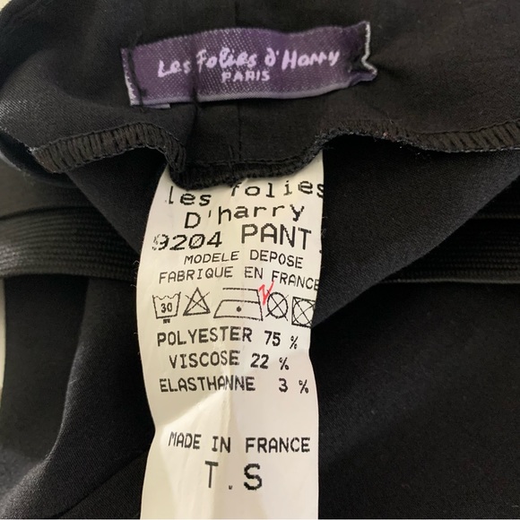 LES FOLIES D’HARRY pant Capris pleated with suspenders - Picture 11 of 13